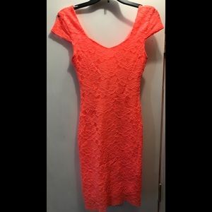 Coral dress